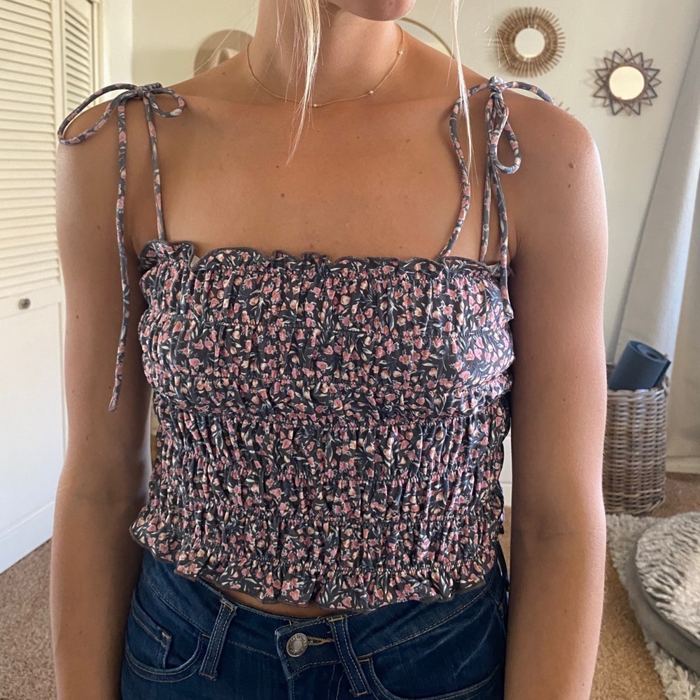 Out From Under Ruffle Tube Top